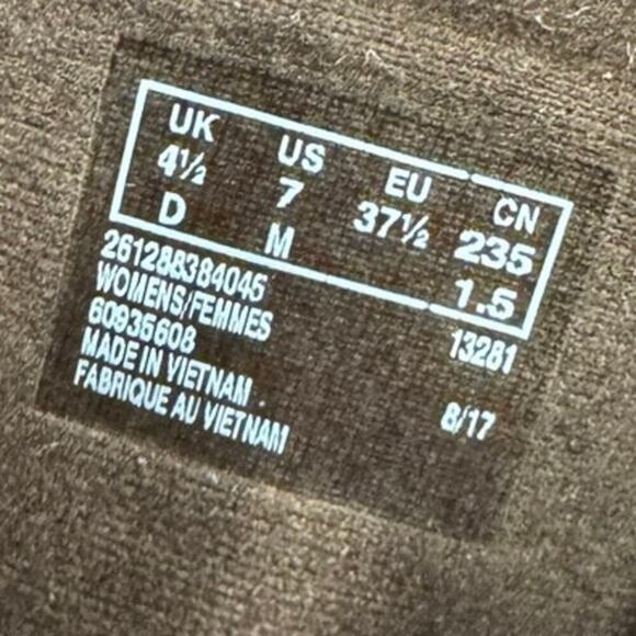 Clarks Women's Delana Fairlee Ankle Boot Dark Brown Leather Zip Up Size 7 - Picture 9 of 9